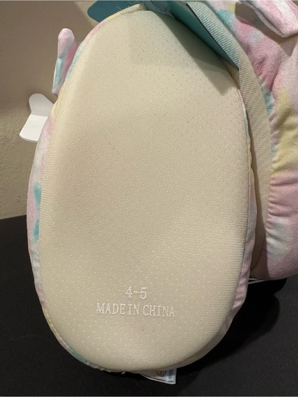 Squishmallows Lesidi the Owl Multicolor Plush Slippers Unisex Kids Size 4/5